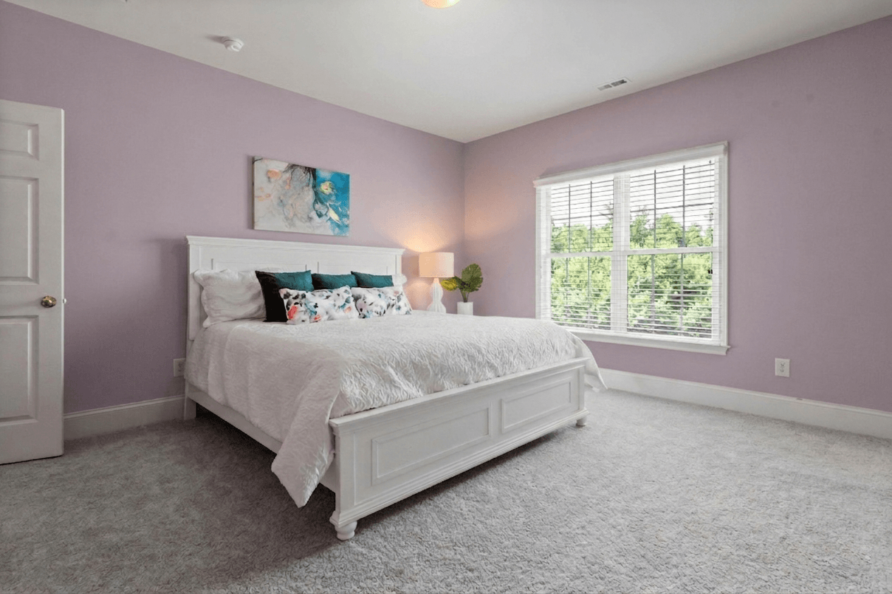 Lavender bedroom