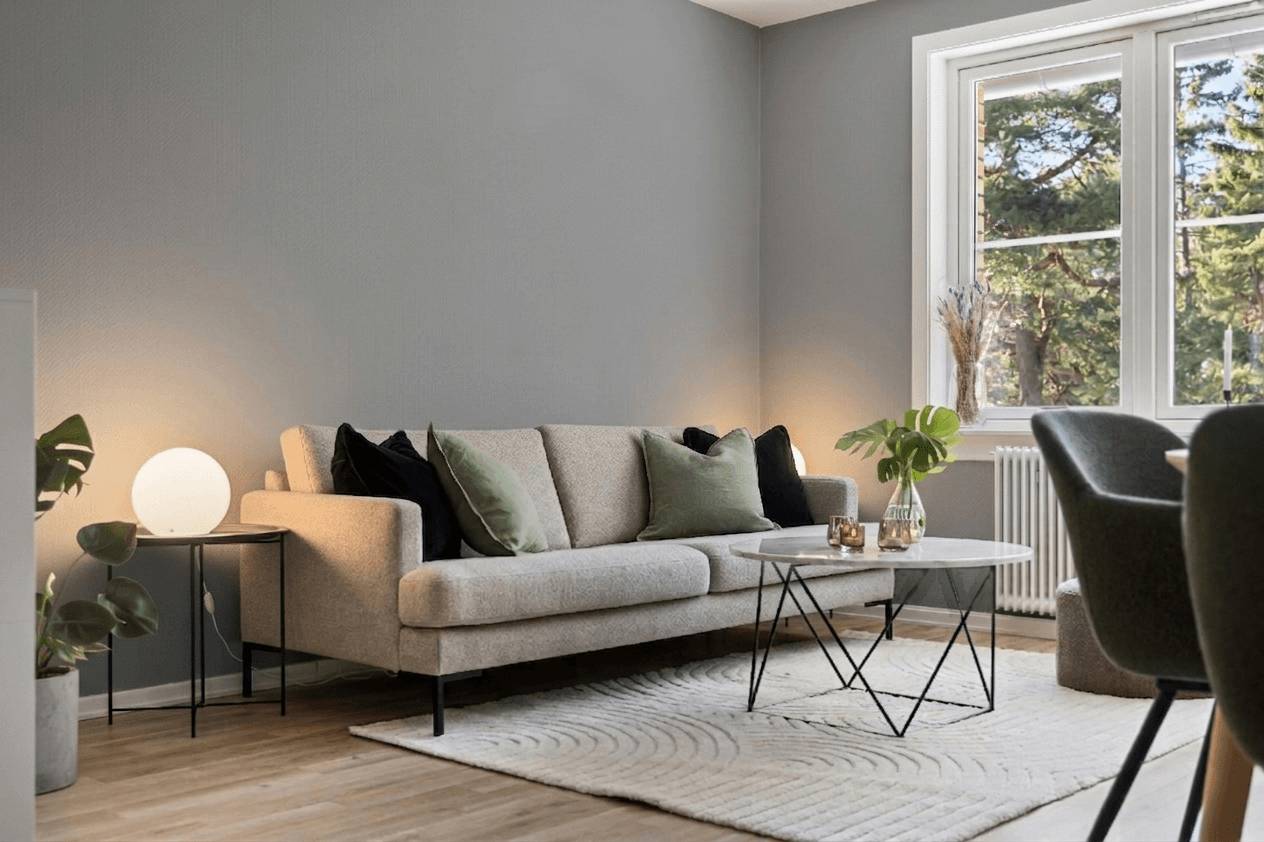 Grey living room